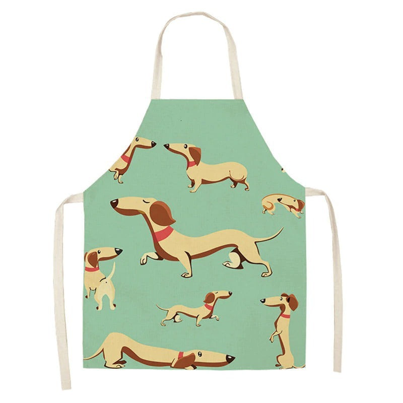 Adult and children cotton and linen apron