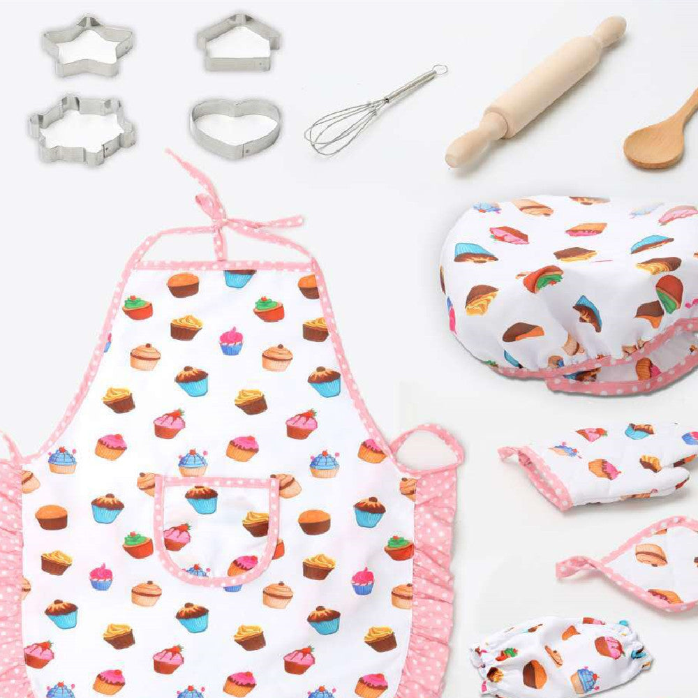 Children's Kitchen Set Baking Tool Cake Apron