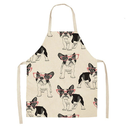 Adult and children cotton and linen apron