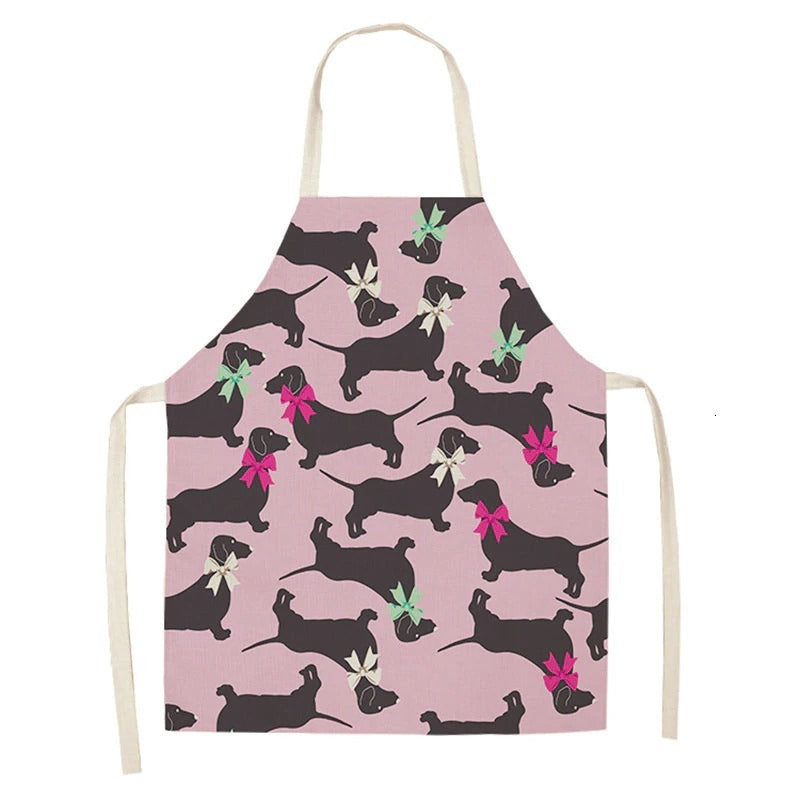 Adult and children cotton and linen apron