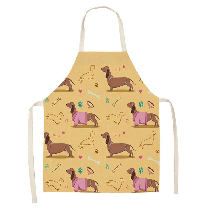Adult and children cotton and linen apron
