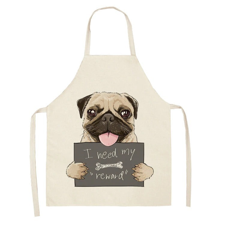 Adult and children cotton and linen apron