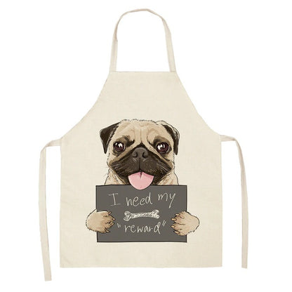 Adult and children cotton and linen apron