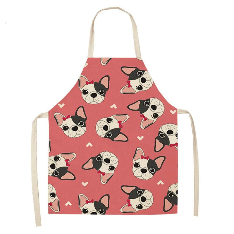 Adult and children cotton and linen apron