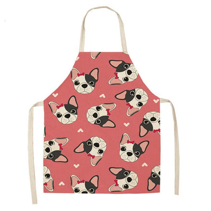 Adult and children cotton and linen apron