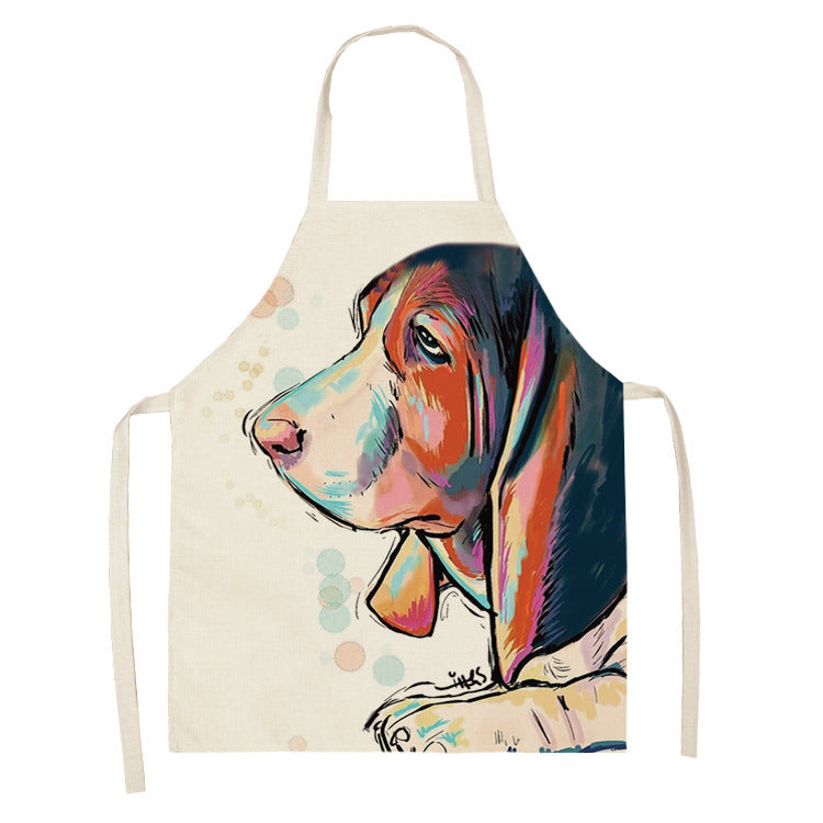 Dacron apron of dog animal series