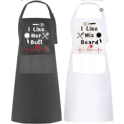 Personalized Printed Waterproof Antifouling Apron For Kitchen Household