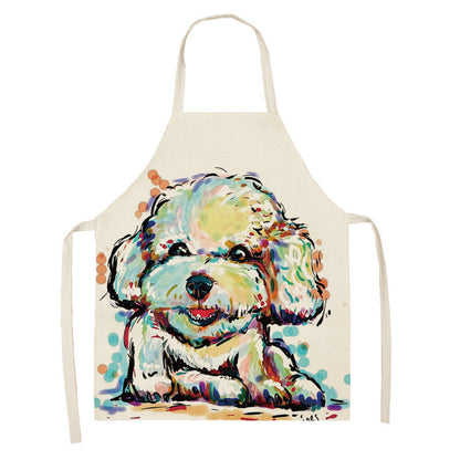 Dacron apron of dog animal series