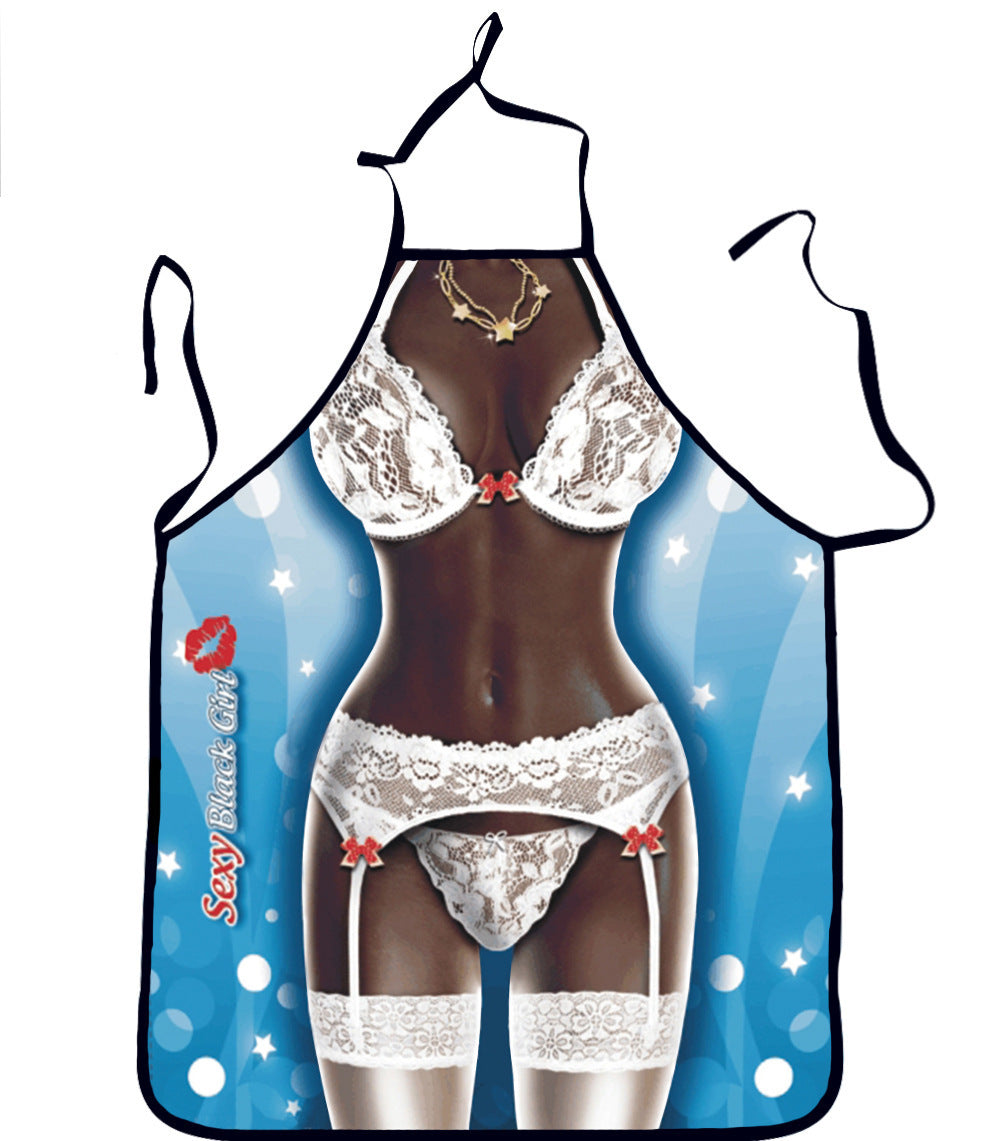 Christmas Girl Print Apron Christmas Apron Christmas Tree