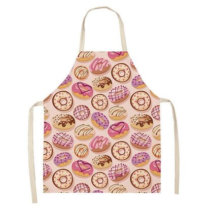 Kitchen Oil Proof Creative Ice Cream Printed Apron