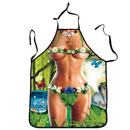 Christmas Girl Print Apron Christmas Apron Christmas Tree