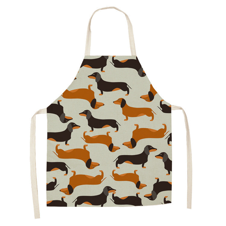 Adult and children cotton and linen apron
