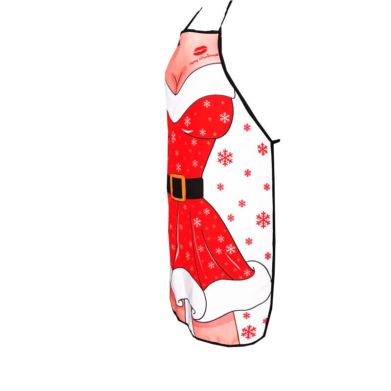 2021 new women's sexy Christmas Apron