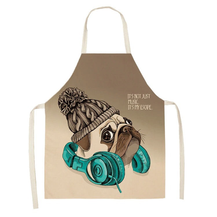 Adult and children cotton and linen apron