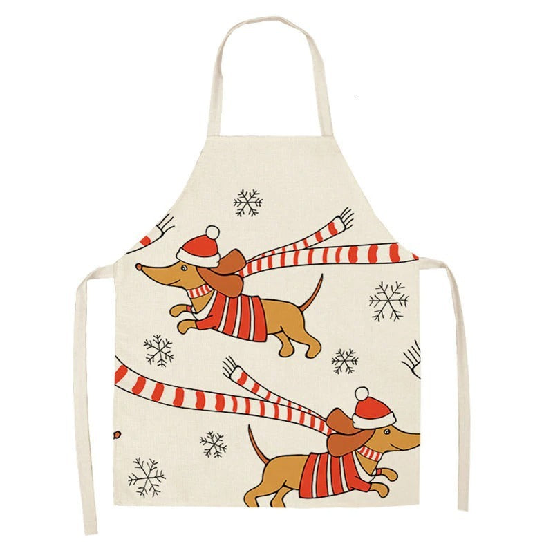 Adult and children cotton and linen apron