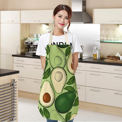 Cotton and linen apron