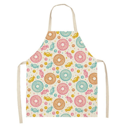 Kitchen Oil Proof Creative Ice Cream Printed Apron