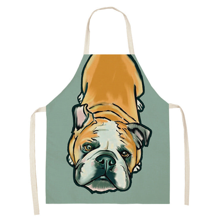 Dacron apron of dog animal series