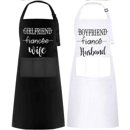 Personalized Printed Waterproof Antifouling Apron For Kitchen Household