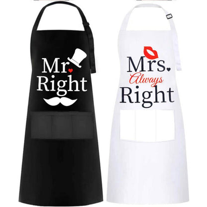 Personalized Printed Waterproof Antifouling Apron For Kitchen Household