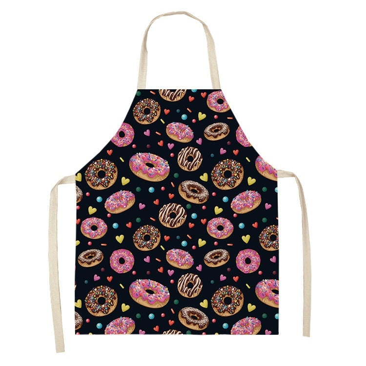 Kitchen Oil Proof Creative Ice Cream Printed Apron
