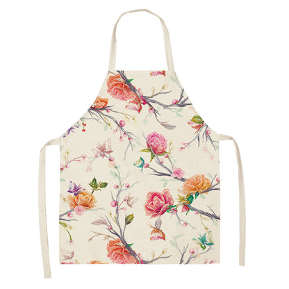 Retro Butterfly Apron New Parent-child Apron Home Cleaning Apron