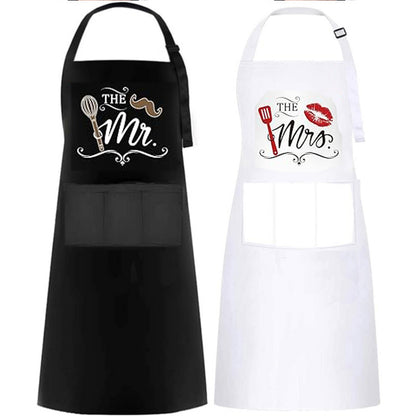 Personalized Printed Waterproof Antifouling Apron For Kitchen Household