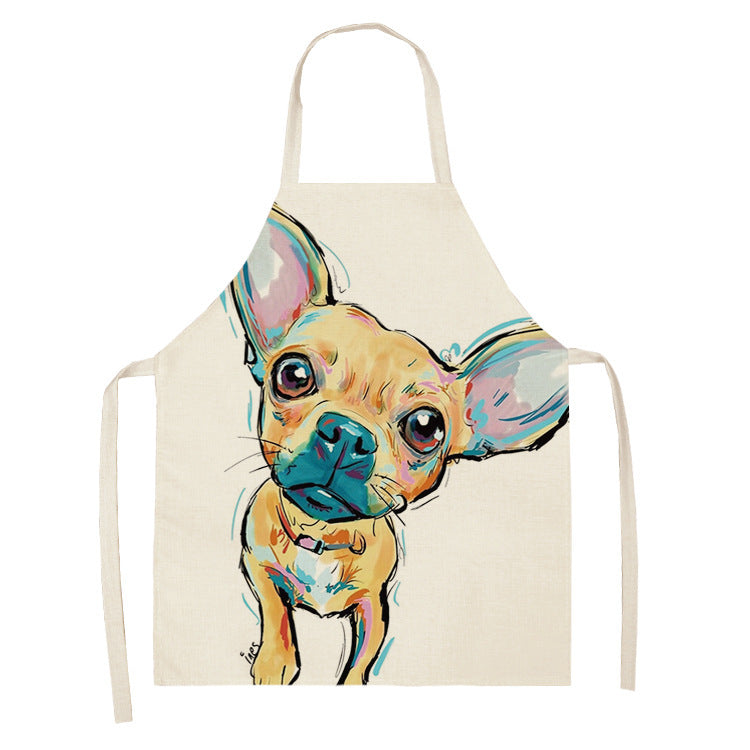 Dacron apron of dog animal series