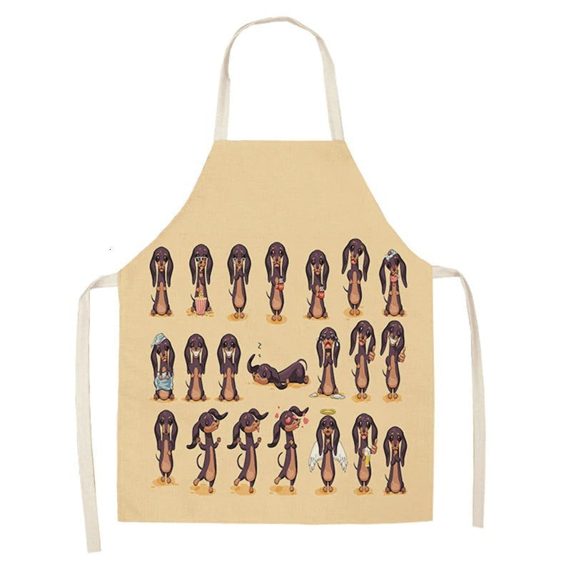 Adult and children cotton and linen apron