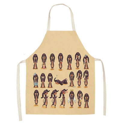 Adult and children cotton and linen apron