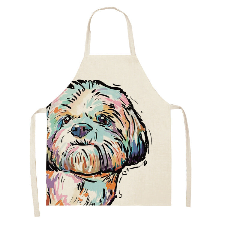 Dacron apron of dog animal series