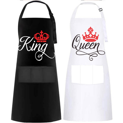 Personalized Printed Waterproof Antifouling Apron For Kitchen Household