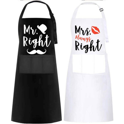 Personalized Printed Waterproof Antifouling Apron For Kitchen Household