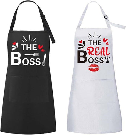 Personalized Printed Waterproof Antifouling Apron For Kitchen Household