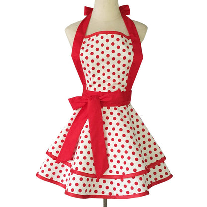 Female Kitchen Cooking Painting Work Baking Apron
