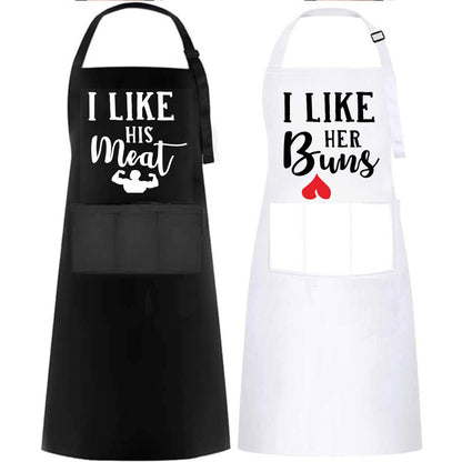 Personalized Printed Waterproof Antifouling Apron For Kitchen Household