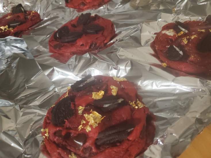 Delux Gold Cookies Gift Boxes 4 count