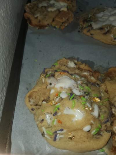 Delux Gold Cookies Gift Boxes 4 count