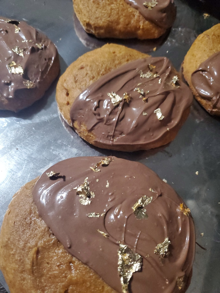 Delux Gold Cookies Gift Boxes 4 count